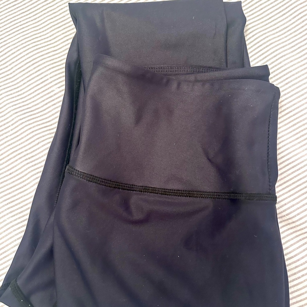 ZYIA metallics black leggings 8-10
